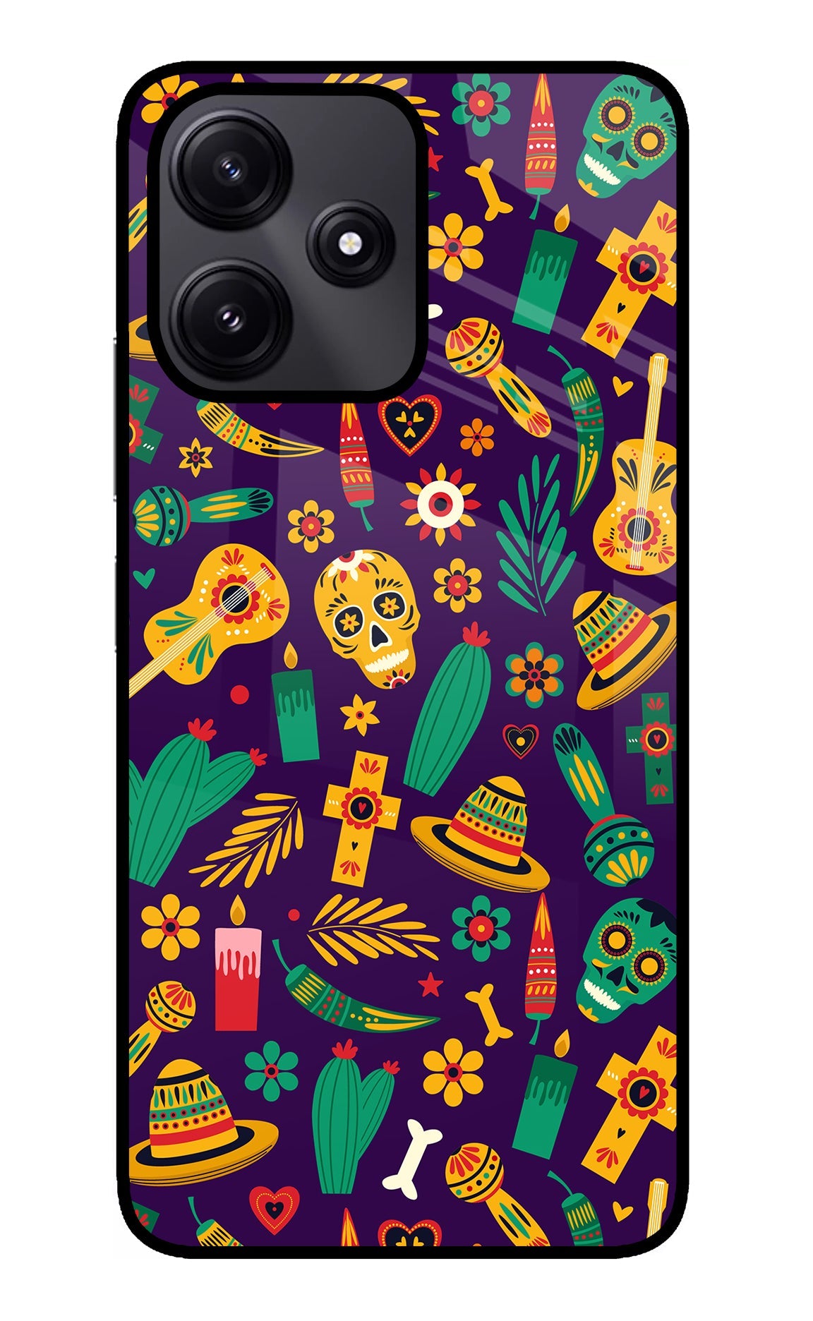 Mexican Artwork Poco M6 Pro 5G Glass Case