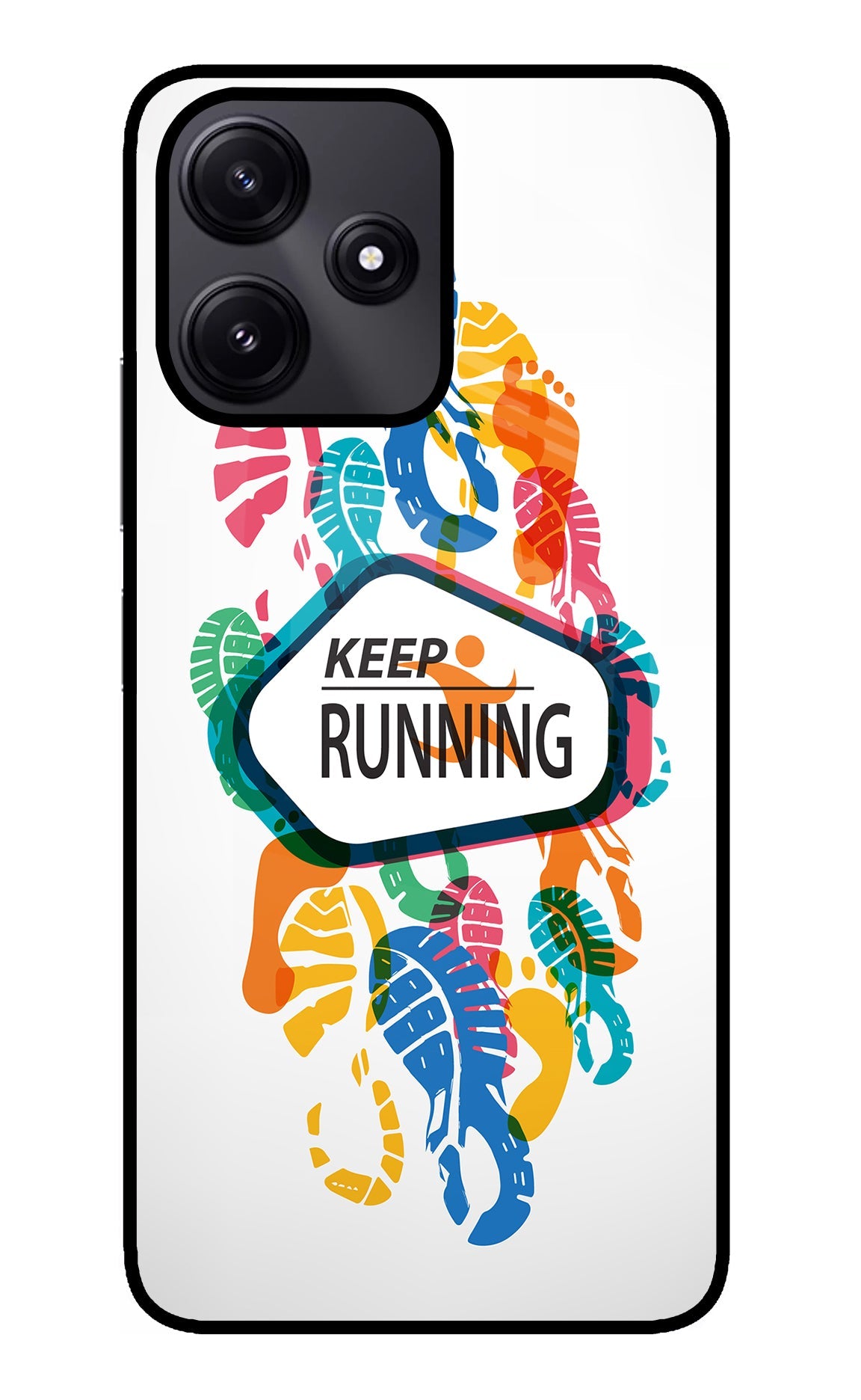 Keep Running Poco M6 Pro 5G Glass Case