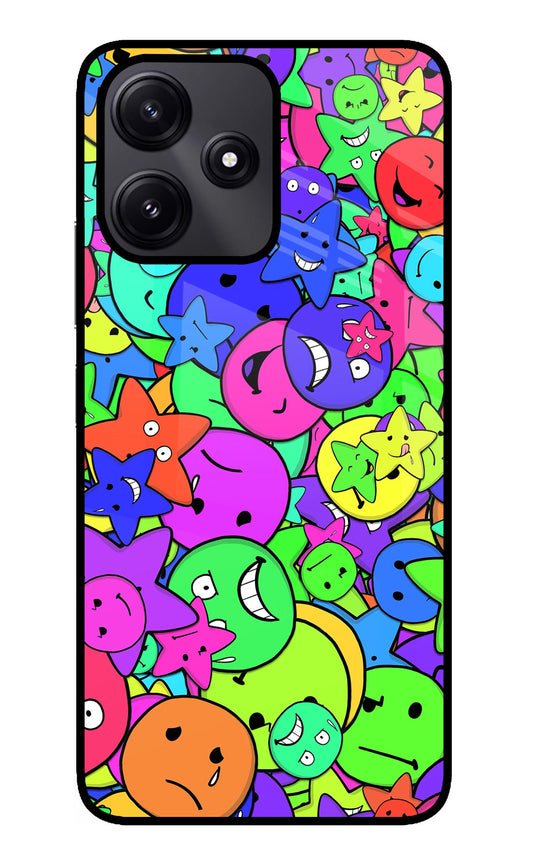 Fun Doodle Poco M6 Pro 5G Glass Case