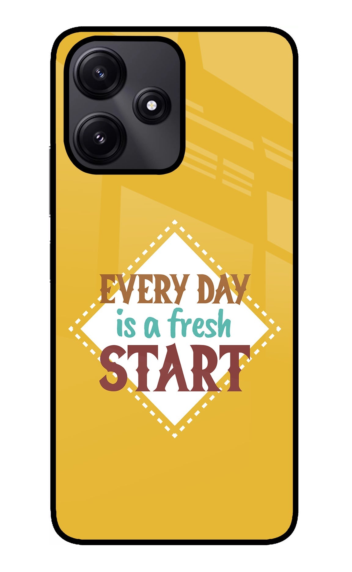 Every day is a Fresh Start Poco M6 Pro 5G Glass Case
