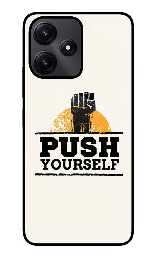 Push Yourself Poco M6 Pro 5G Glass Case