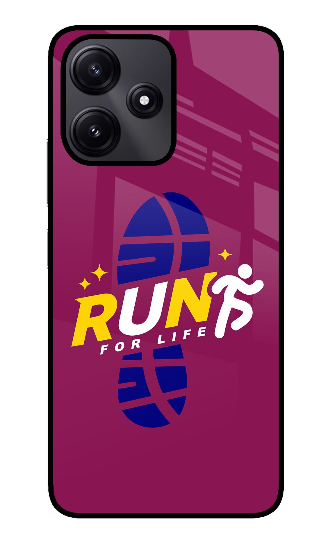 Run for Life Poco M6 Pro 5G Glass Case