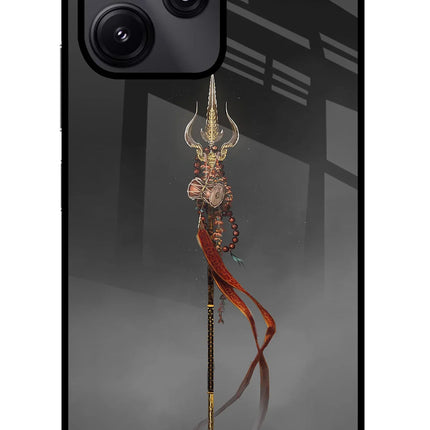Shiv Trishul Poco M6 Pro 5G Glass Case