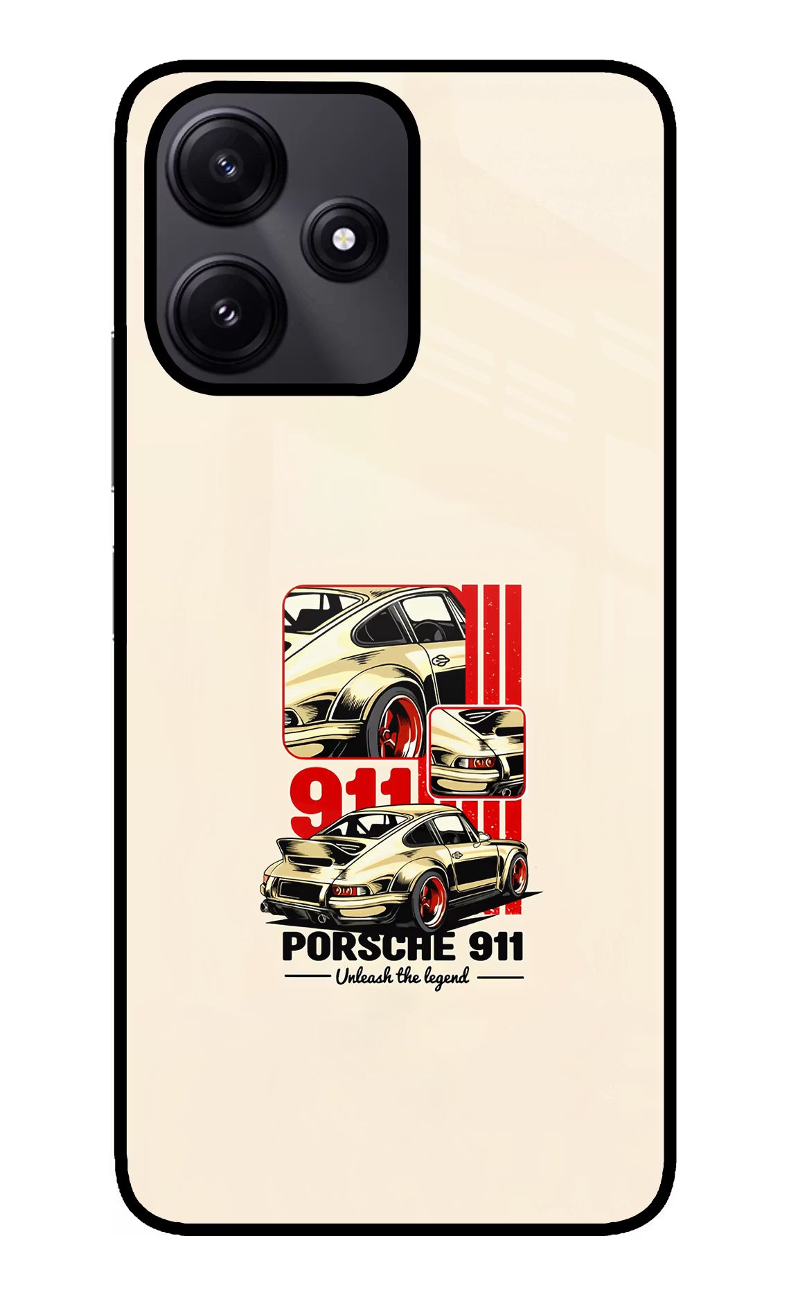 Classic Porsche 911 Poco M6 Pro 5G Glass Case