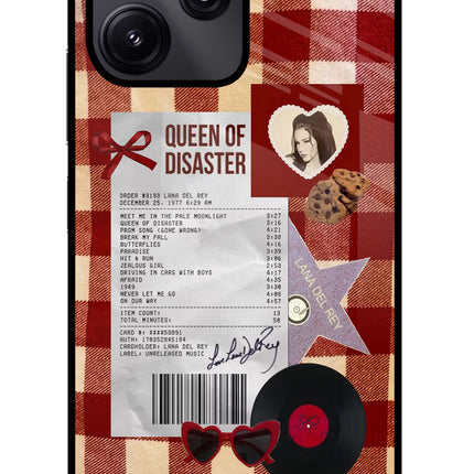 Queen of Disaster Poco M6 Pro 5G Glass Case