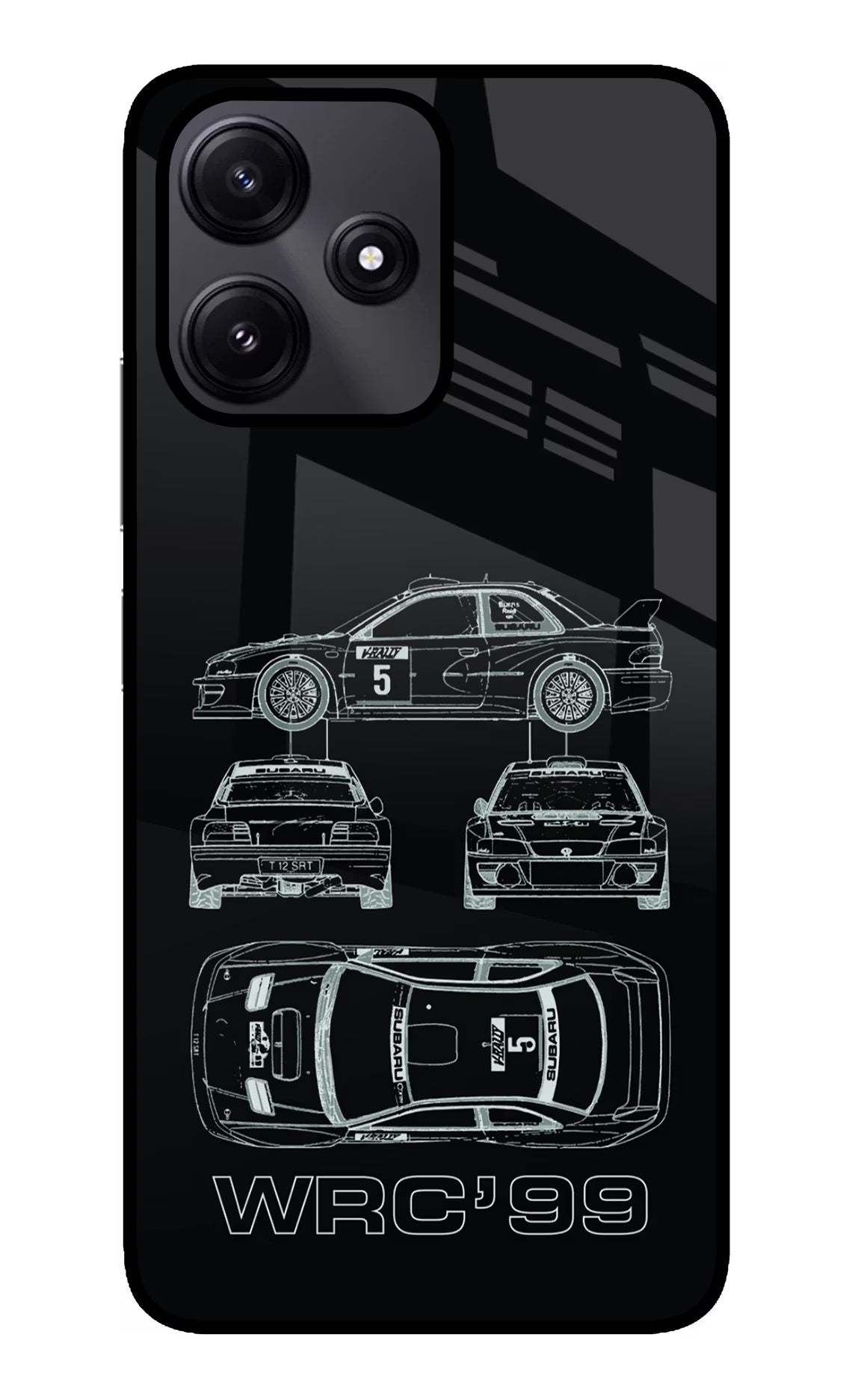 WRC'99 Poco M6 Pro 5G Glass Case Back Cover by Casekaro