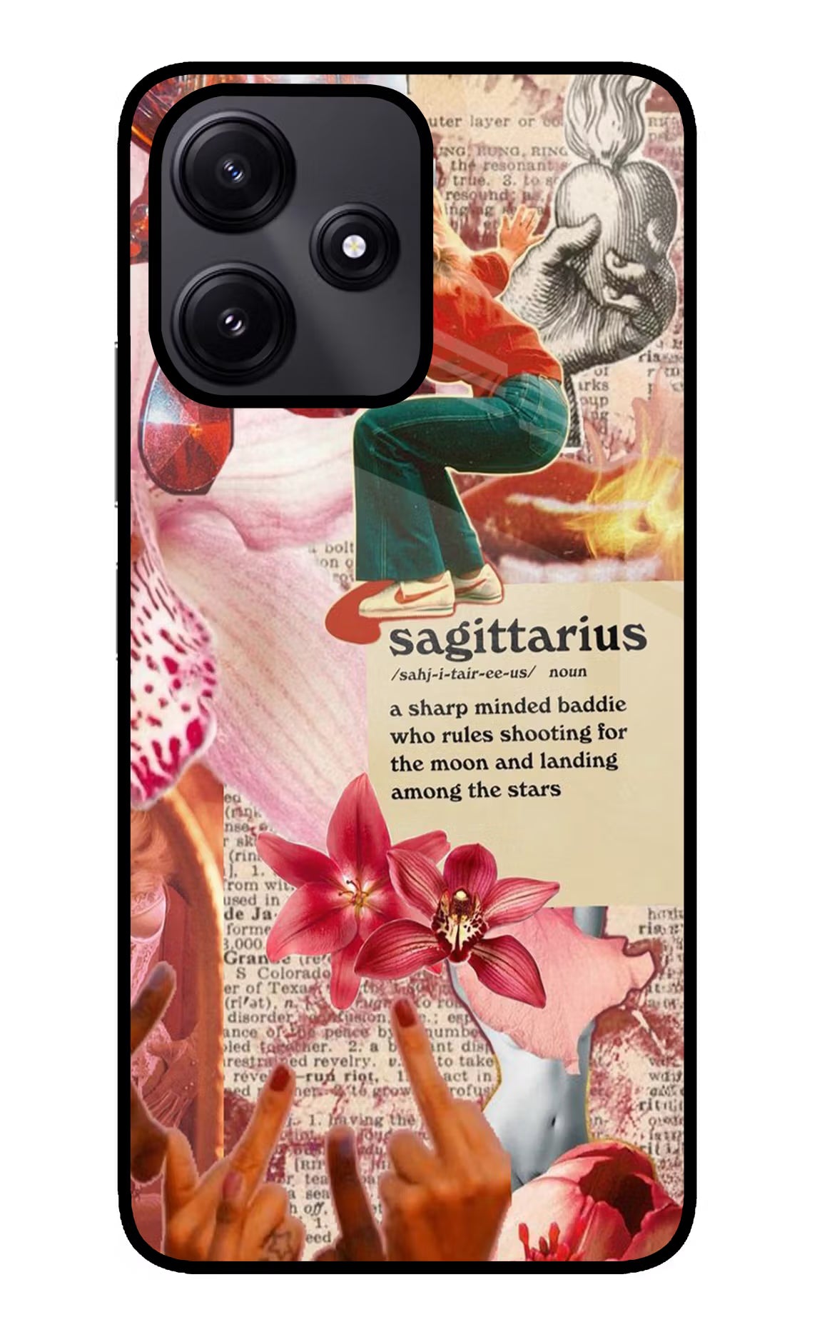 Sagittarius Zodiac Poco M6 Pro 5G Glass Case