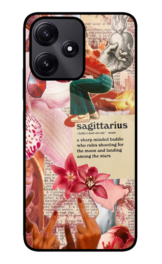 Sagittarius Zodiac Poco M6 Pro 5G Glass Case