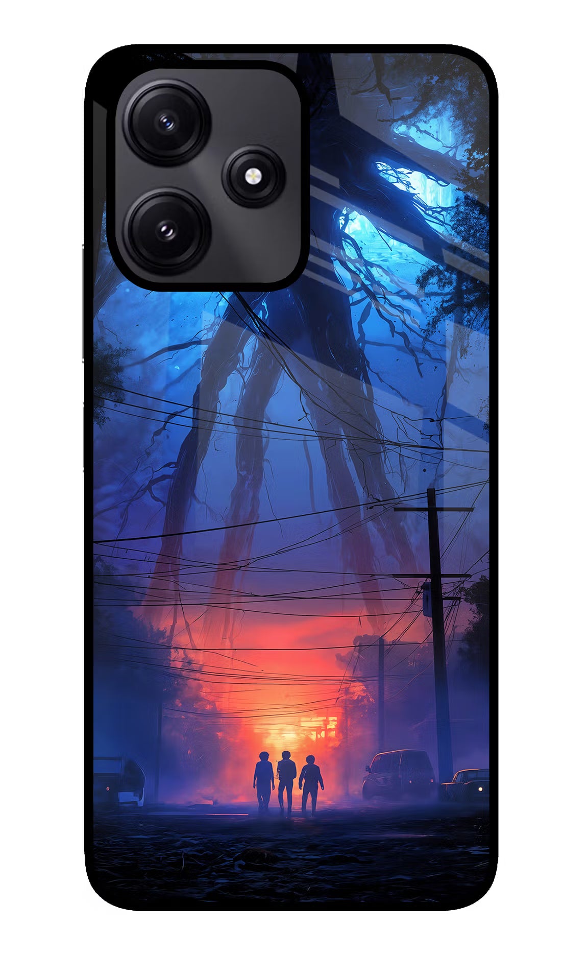 Ordinary Things Shadow Poco M6 Pro 5G Glass Case Back Cover by Casekaro