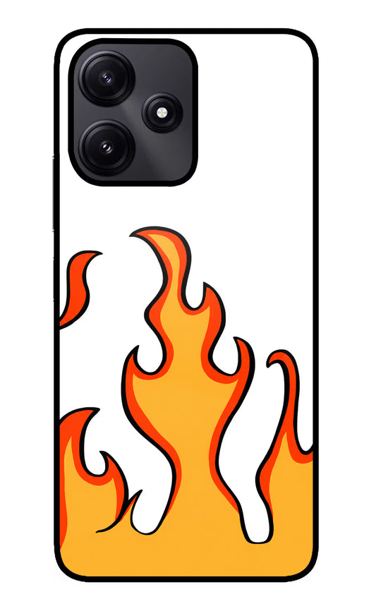 Fired Up – White Poco M6 Pro 5G Glass Case