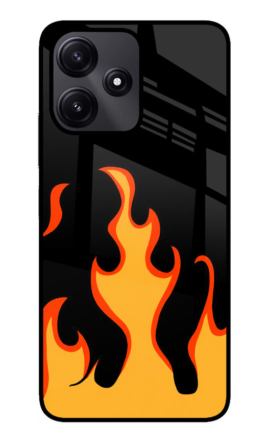 Fired Up – Black Poco M6 Pro 5G Glass Case