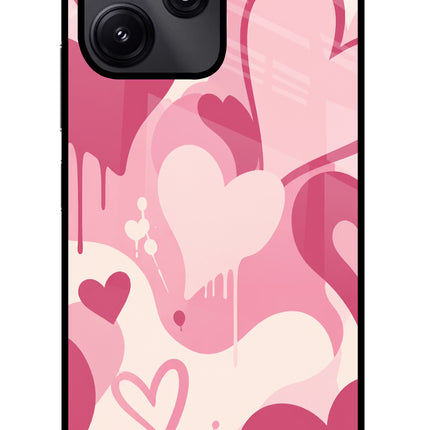 Hearty case Poco M6 Pro 5G Glass Case