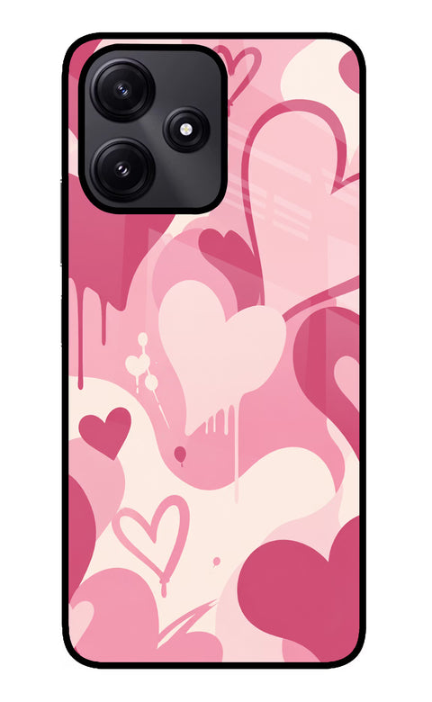 Hearty case Poco M6 Pro 5G Glass Case