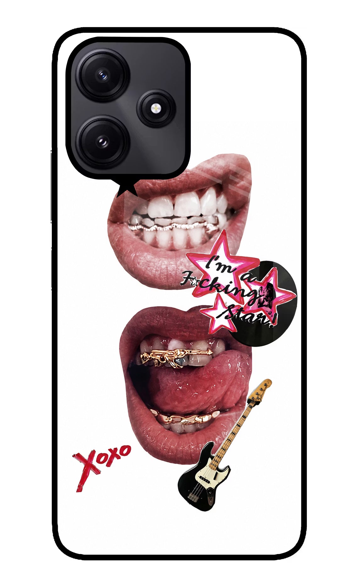 Rockstar Poco M6 Pro 5G Glass Case