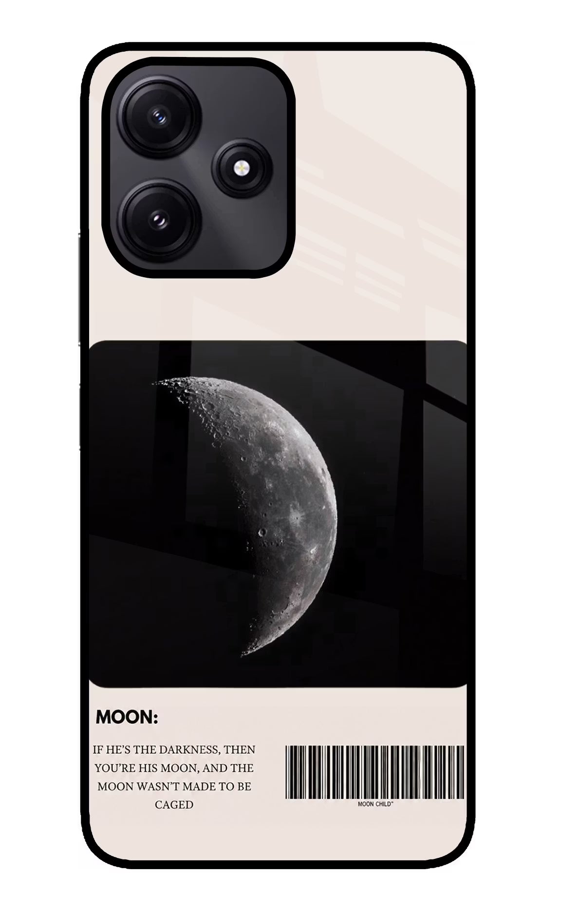 Moon Phase Poco M6 Pro 5G Glass Case