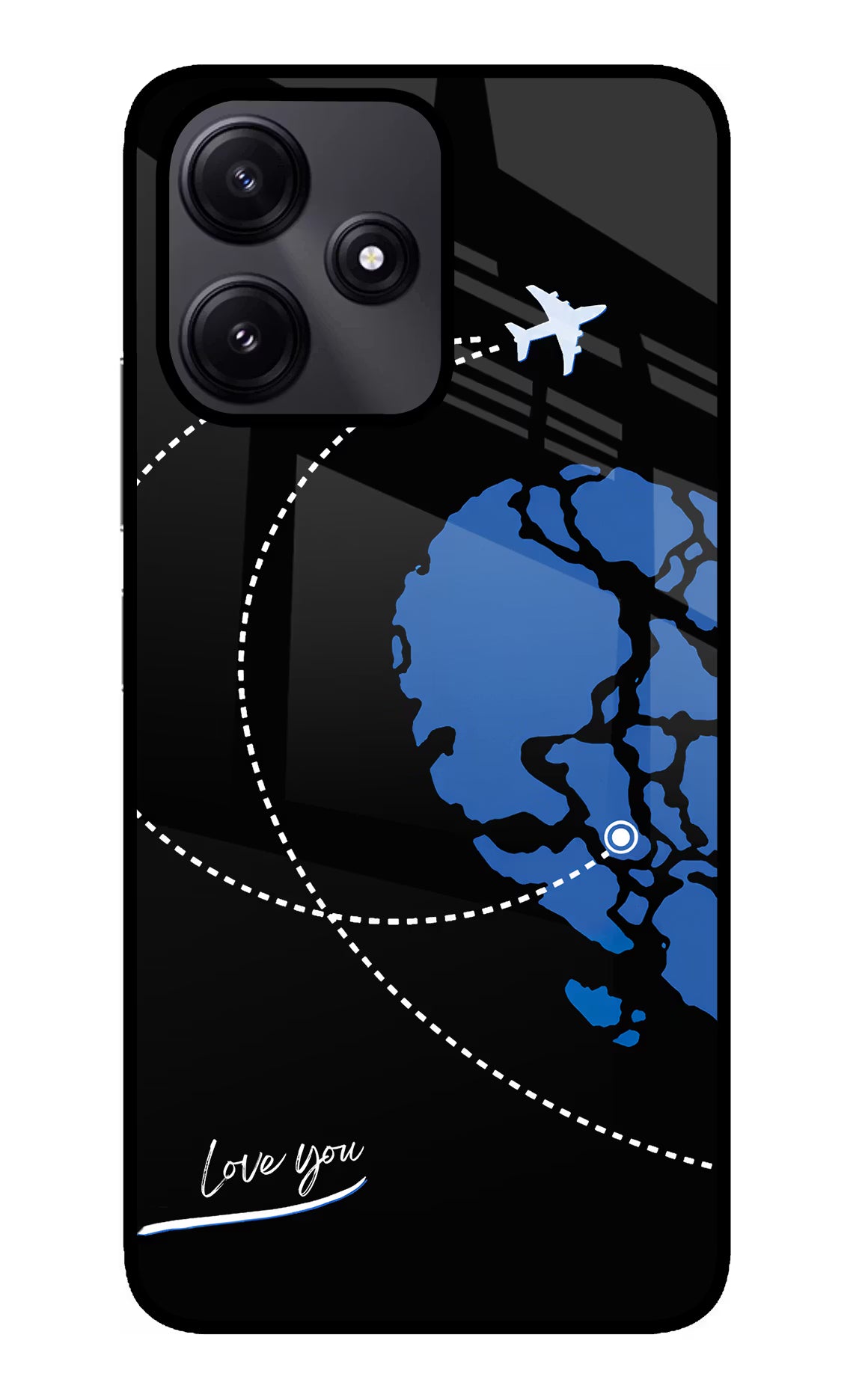 Love Orbit Poco M6 Pro 5G Glass Case