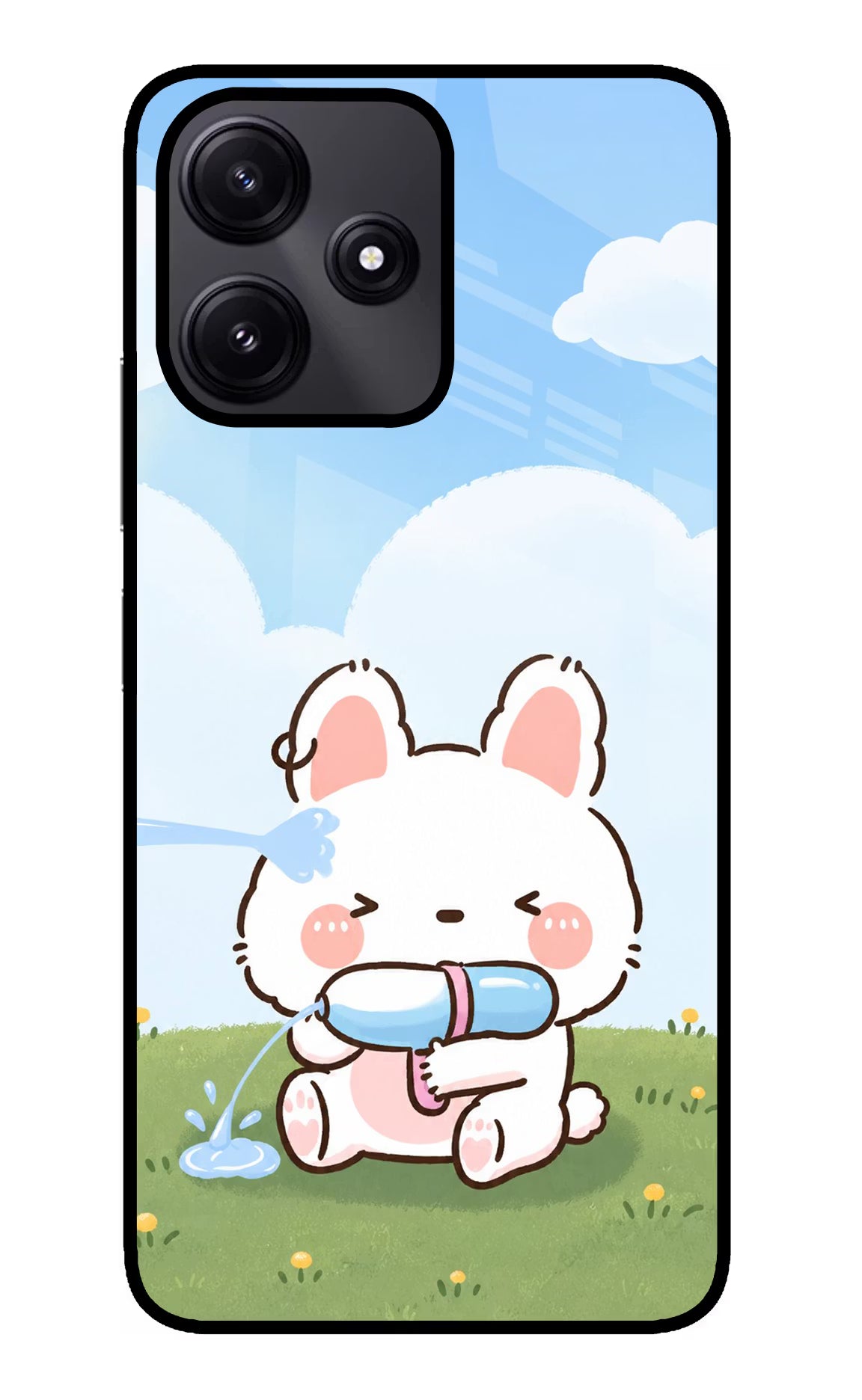 Bunny Treat Poco M6 Pro 5G Glass Case