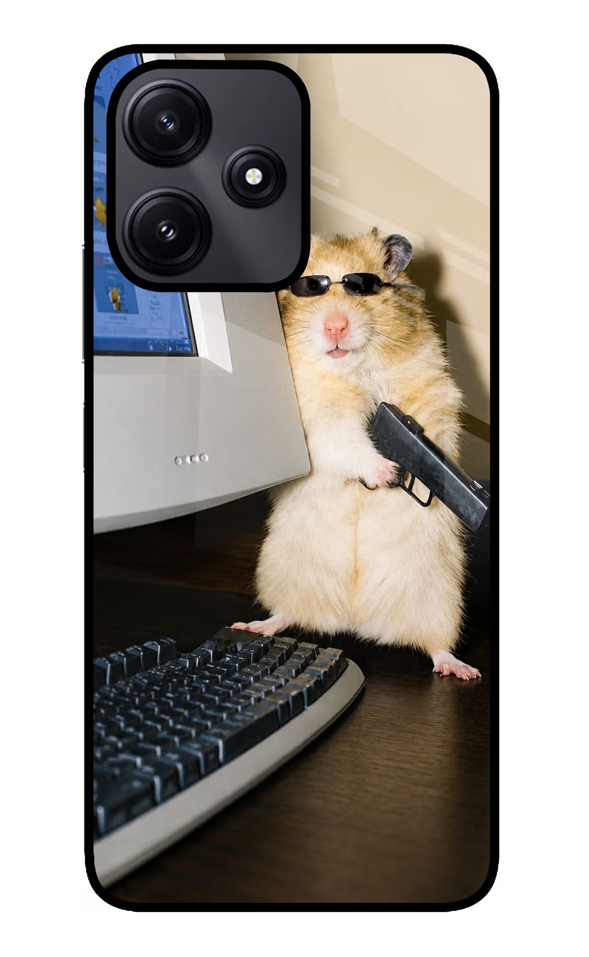 Hacker Hamster Poco M6 Pro 5G Glass Case