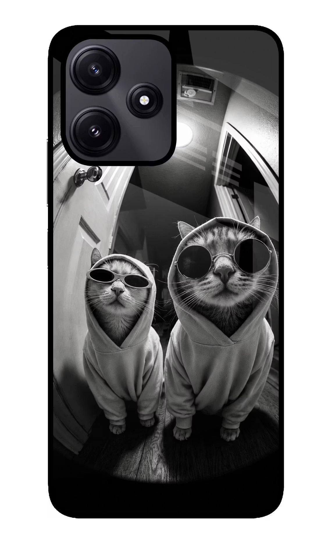 Hood Cats Poco M6 Pro 5G Glass Case