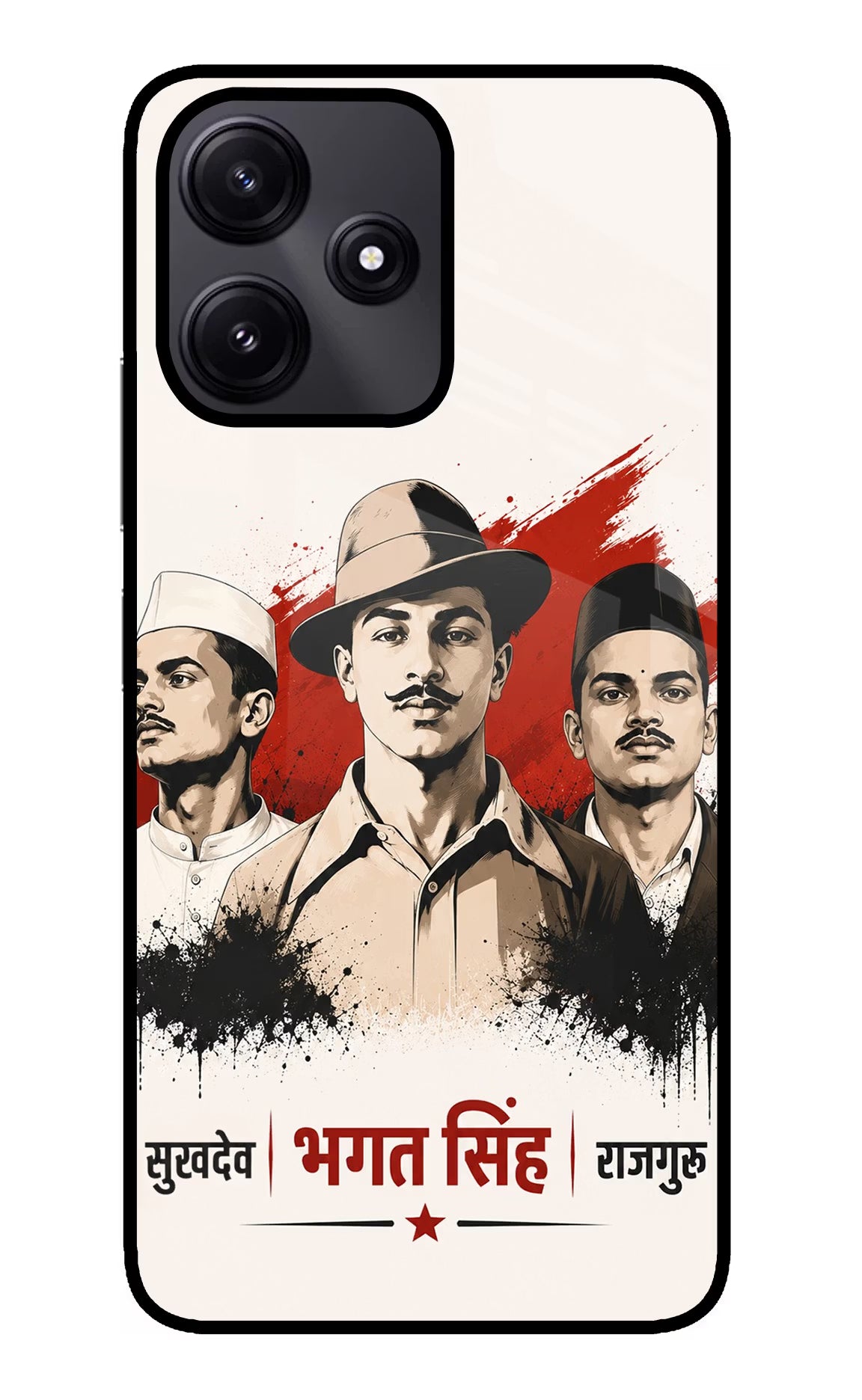 Sardar Patel Iron Will Poco M6 Pro 5G Glass Case