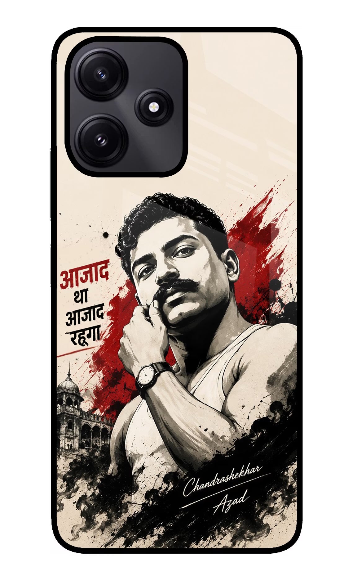 Dr. Ambedkar Visionary Poco M6 Pro 5G Glass Case