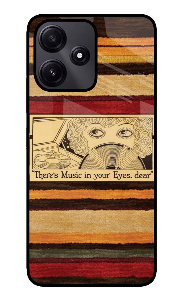 Vinyl Stripes Poco M6 Pro 5G Glass Case