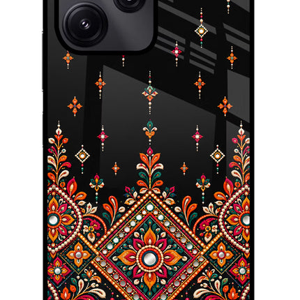 Noir Mehfil Poco M6 Pro 5G Glass Case