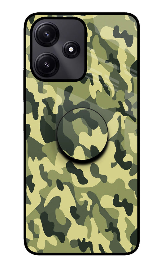 Camouflage Poco M6 Pro 5G Glass Case