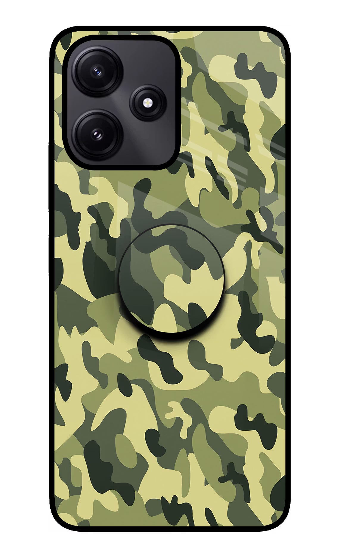Camouflage Poco M6 Pro 5G Pop Case by Casekaro