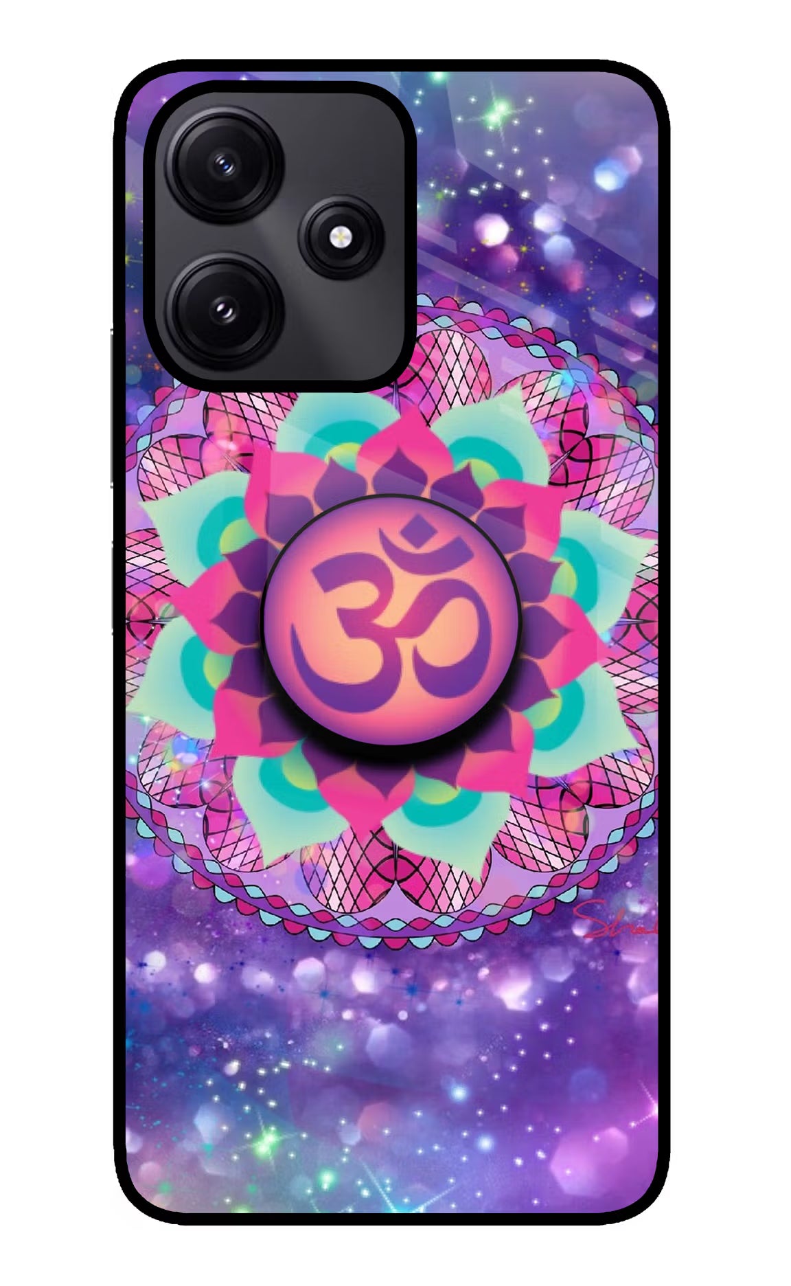 Om Purple Poco M6 Pro 5G Pop Case by Casekaro