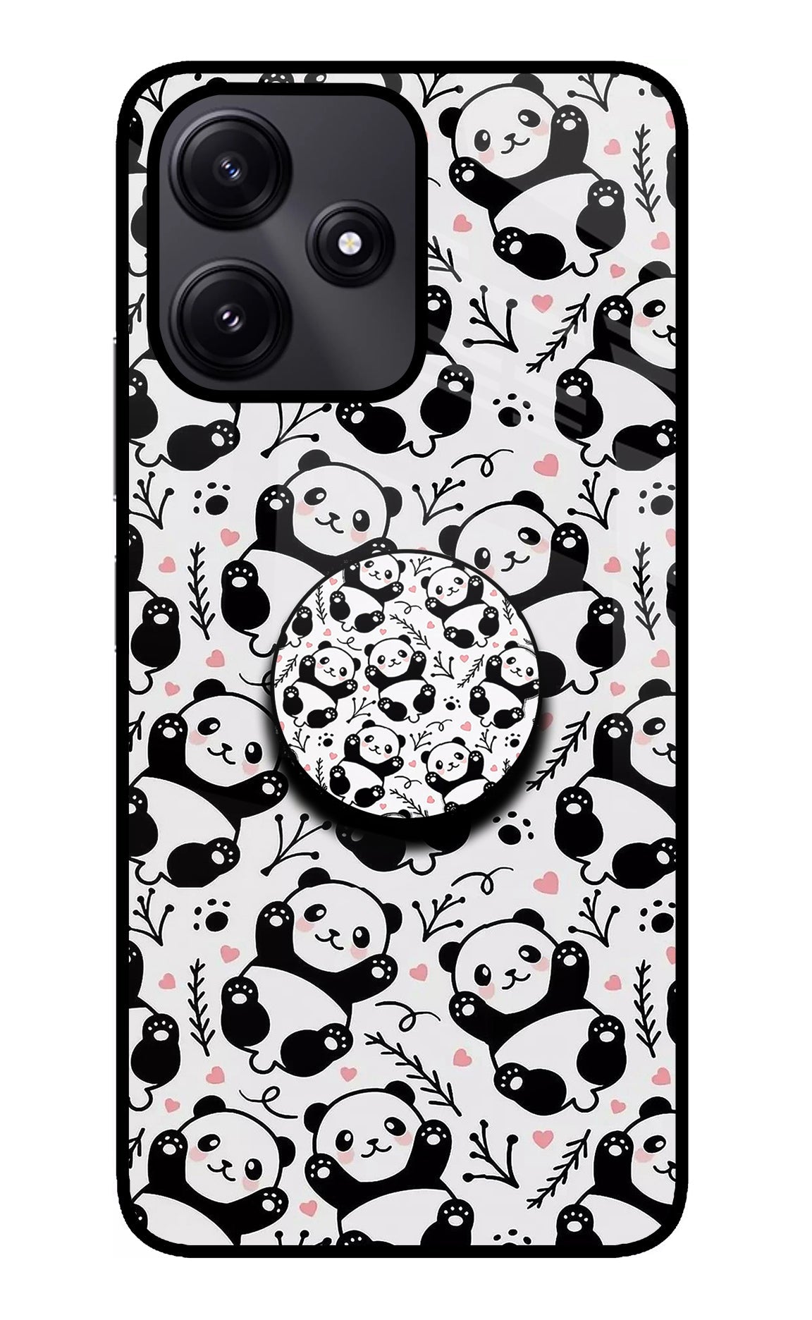 Cute Panda Poco M6 Pro 5G Pop Case