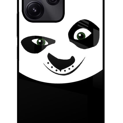 Panda Redmi 12 5G Glass Case Back Cover by Casekaro
