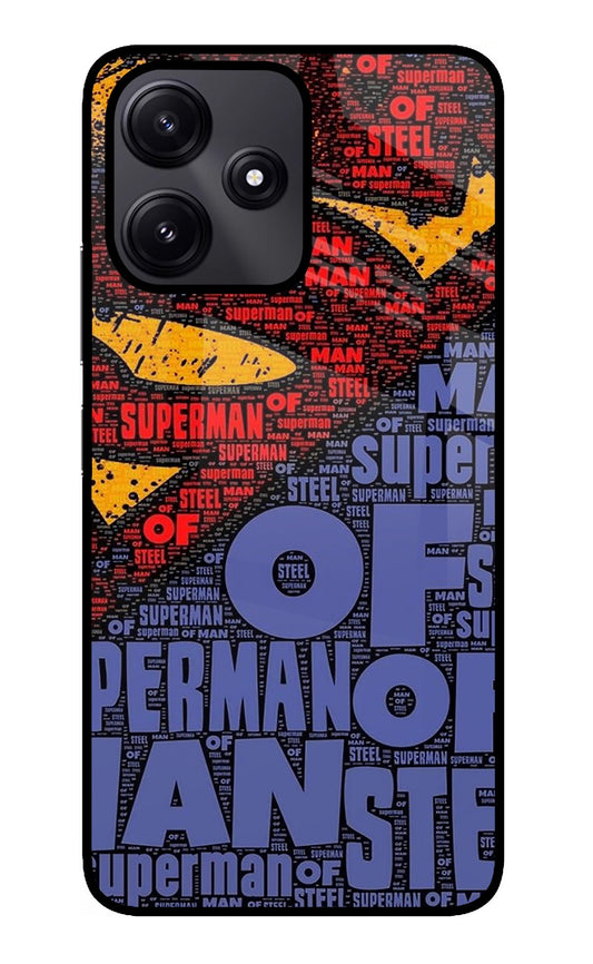 Superman Redmi 12 5G Glass Case