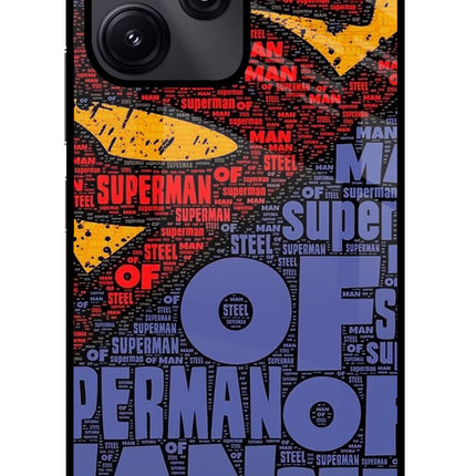 Superman Redmi 12 5G Glass Case