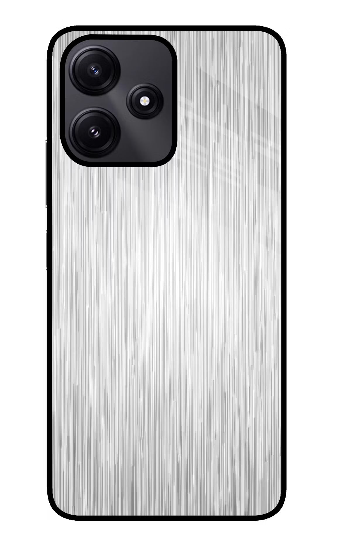 Wooden Grey Texture Redmi 12 5G Glass Case