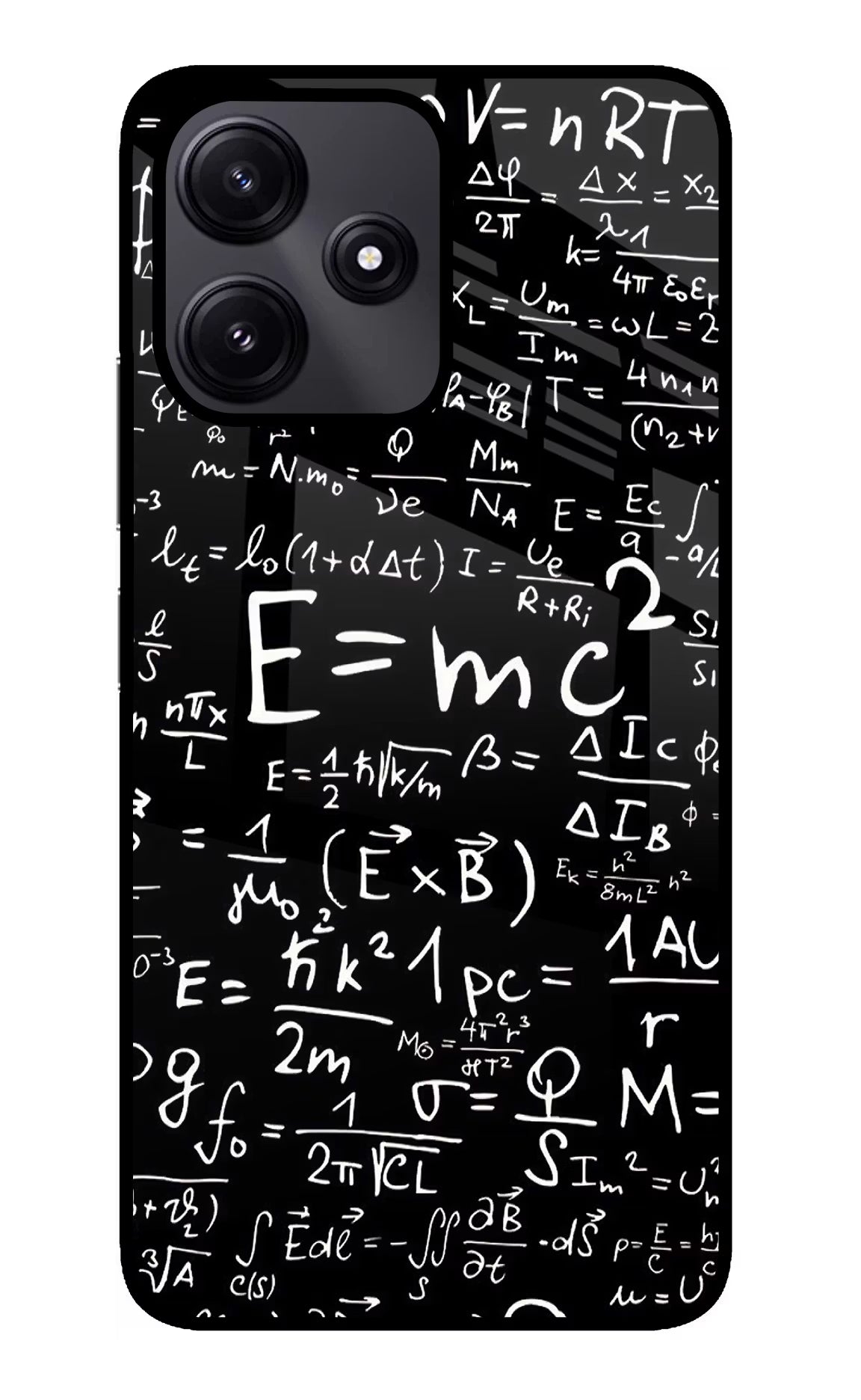 Physics Formula Redmi 12 5G Glass Case Back Cover by Casekaro