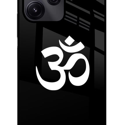 Om Redmi 12 5G Glass Case Back Cover by Casekaro