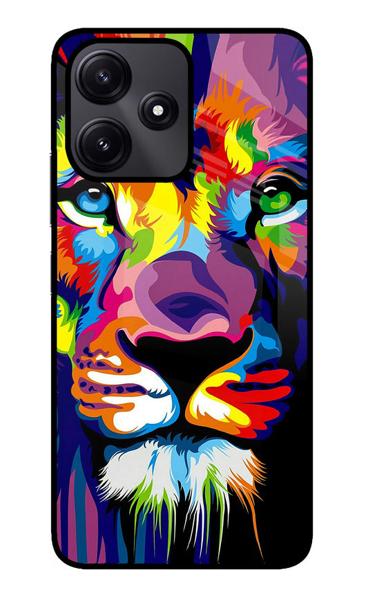 Lion Redmi 12 5G Glass Case