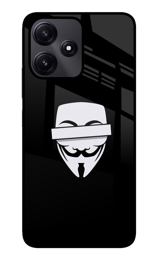 Anonymous Face Redmi 12 5G Glass Case