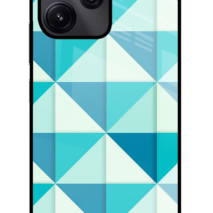 Abstract Redmi 12 5G Glass Case Back Cover by Casekaro