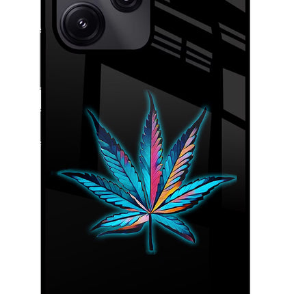 Weed Redmi 12 5G Glass Case Back Cover by Casekaro