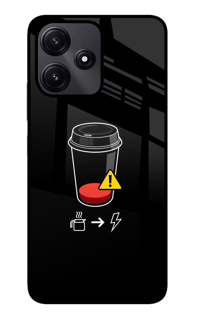 Coffee Redmi 12 5G Glass Case