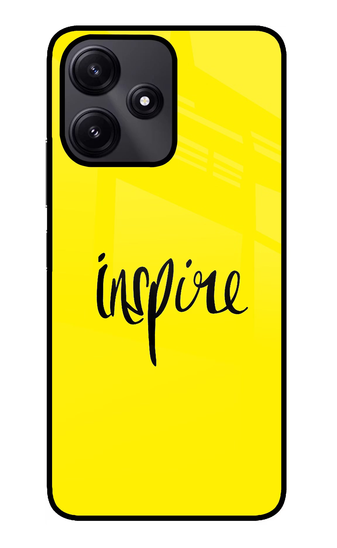 Inspire Redmi 12 5G Glass Case Back Cover by Casekaro