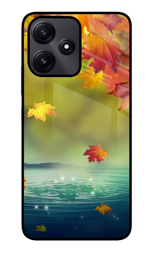 Flowers Redmi 12 5G Glass Case