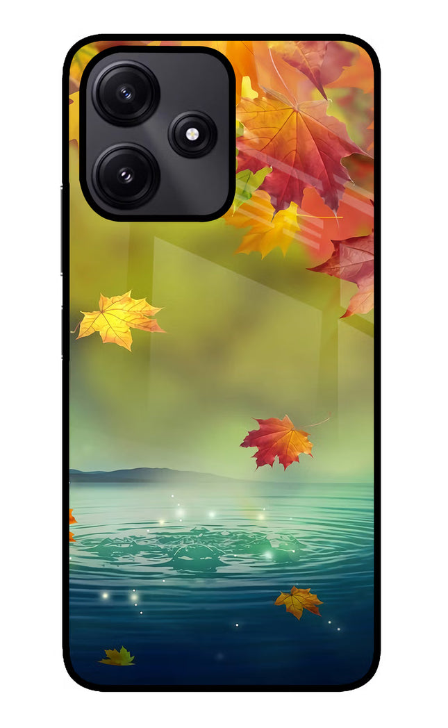Flowers Redmi 12 5G Glass Case