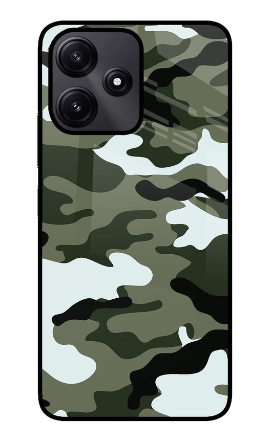 Camouflage Redmi 12 5G Glass Case