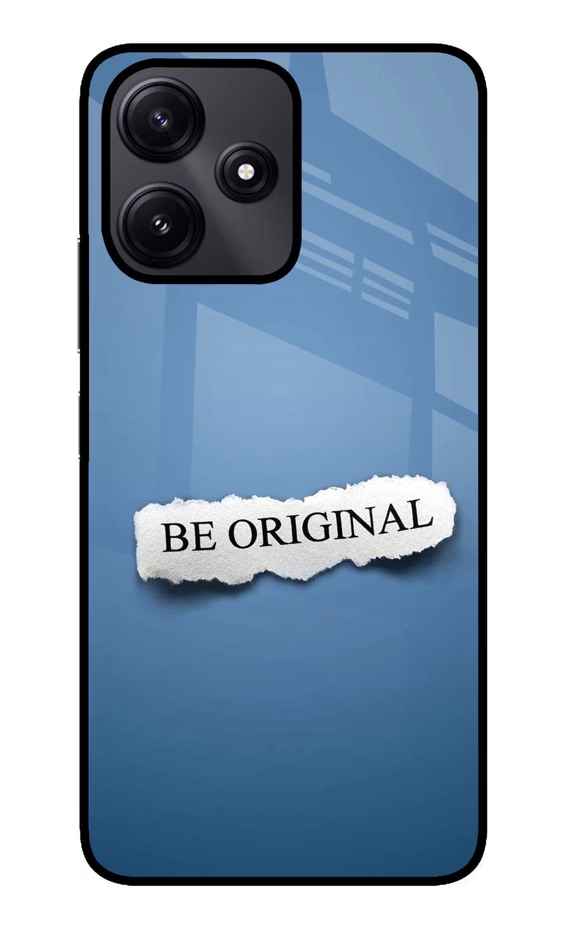Be Original Redmi 12 5G Glass Case Back Cover by Casekaro