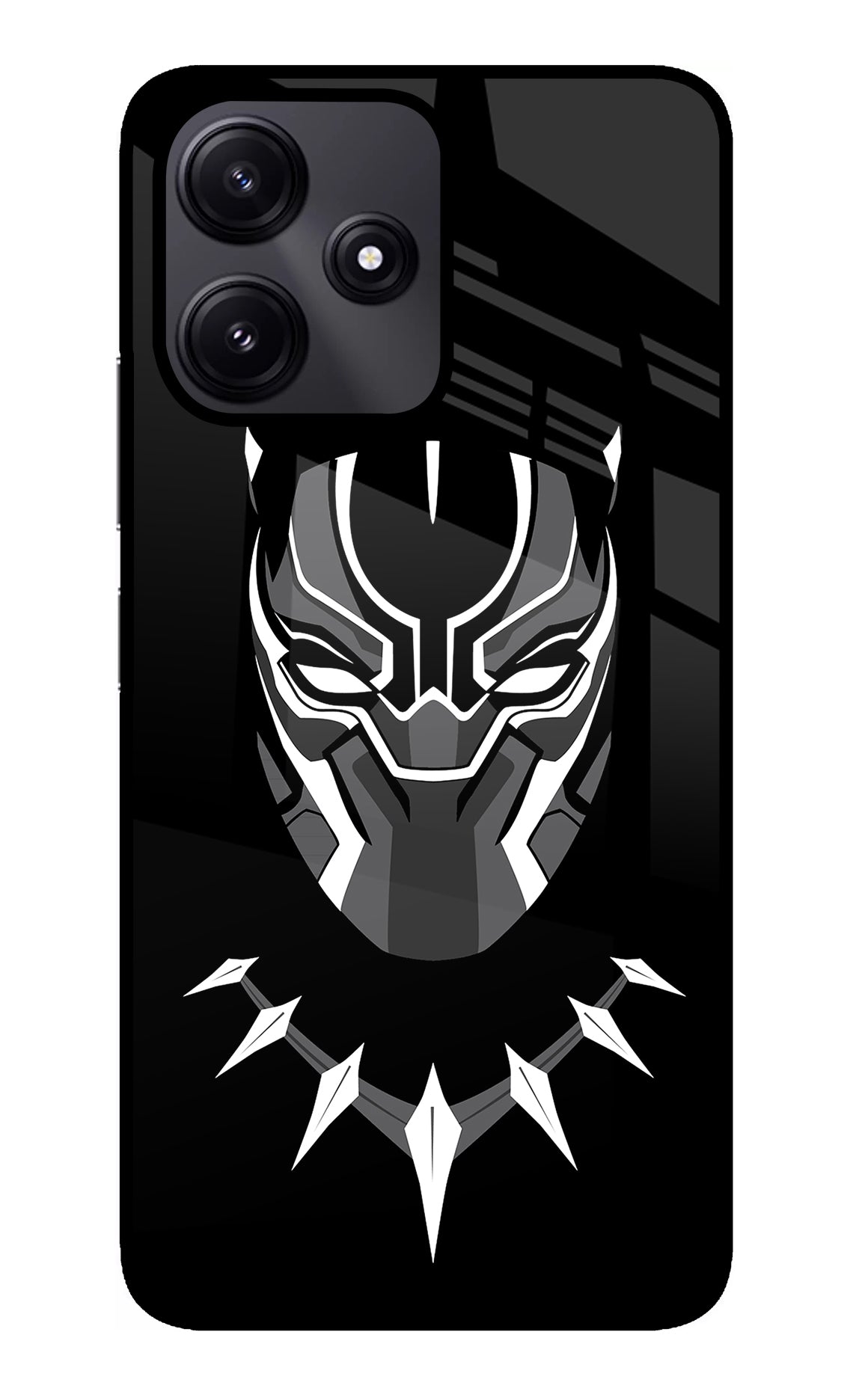 Black Panther Redmi 12 5G Glass Case