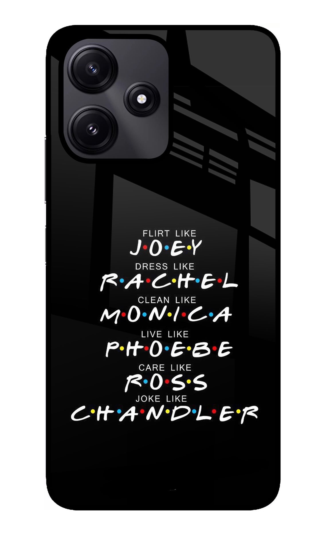 FRIENDS Character Redmi 12 5G Back Cover