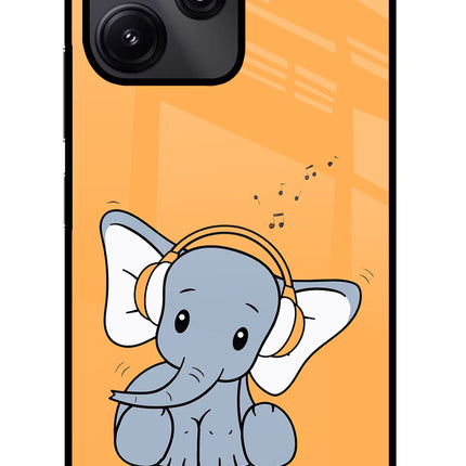 High On Music Redmi 12 5G Glass Case